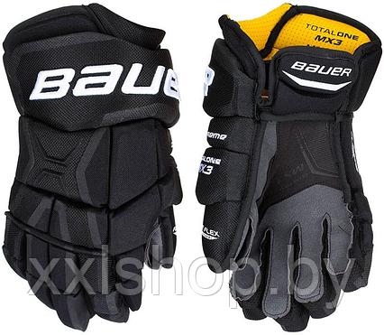 Перчатки хоккейные Bauer Supreme Total One MX3 Sr 15 (черный), фото 2