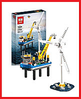 37002 Конструктор Lepin Ветряная электростанция — Borkum Riffgrund 1, Аналог Lego 4002015, 599 деталей