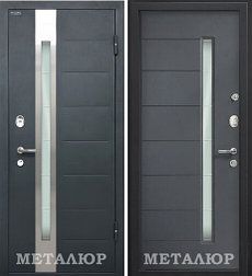 Двери входные металлические МеталЮр М36, антрацит