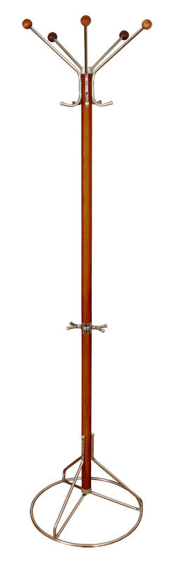 Вешалка напольная Стелла-1ДД (вишня) деревянная