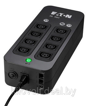 ИБП Eaton 3S 700ВА, 420Вт, 4+4 розетки IEC 9400-5333
