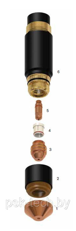 Электрод Air/O2, 50 300 amp CopperLine® № 20-1016 (C55-710) - фото 2 - id-p111832744