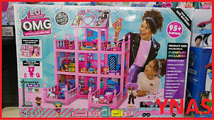 Детский игрушечный домик замок для кукол LOL Лол арт. 8372/8373, кукольный игровой домик Surprise House