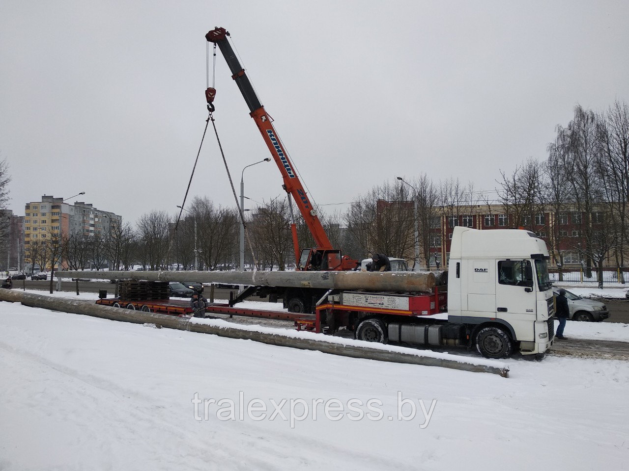 Перевозка опоры, стойки, столба, трубы - фото 4 - id-p110673394