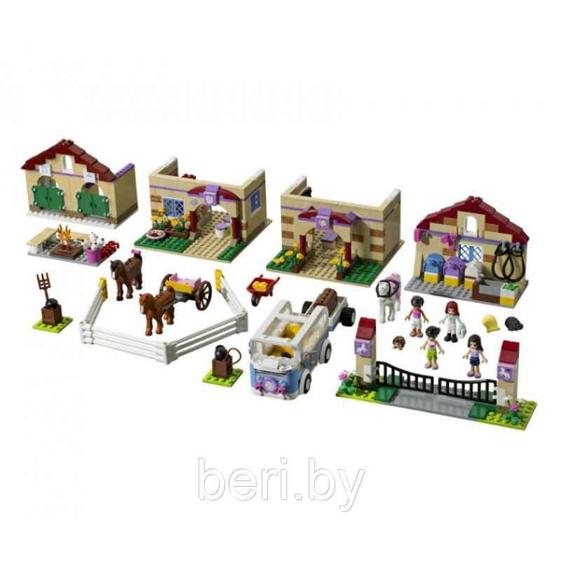 10170 Конструктор Bela Friends Школа верховой езды, аналог Лего (LEGO) Френдс 3185, 1118 деталей - фото 3 - id-p111850103