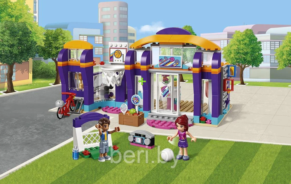 10610 Конструктор Bela Friends Спортивный центр, Аналог Lego Friends 41312, 336 деталей - фото 5 - id-p111854471