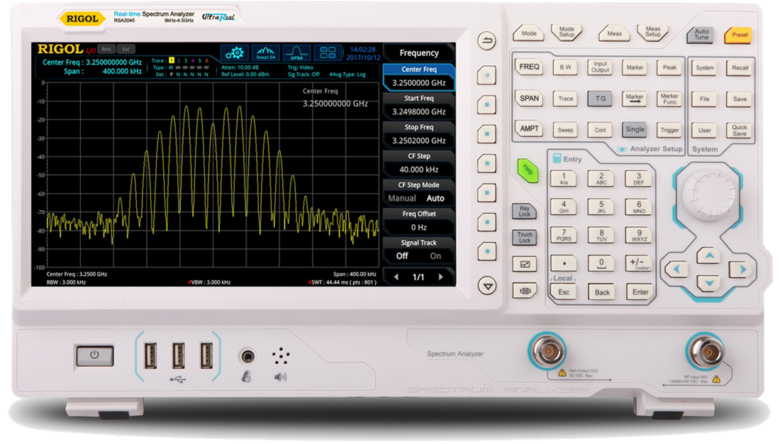 Анализатор спектра реального времени Rigol RSA3030-TG - фото 1 - id-p109334125