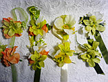 Бутоньерки и браслеты из цветов., фото 4