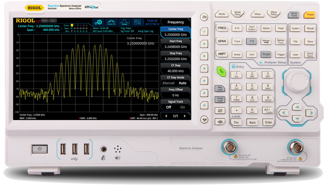Анализатор спектра реального времени Rigol RSA3045