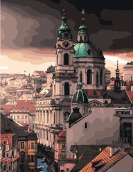 Картина по номерам Вечерняя Прага (PC4050565)