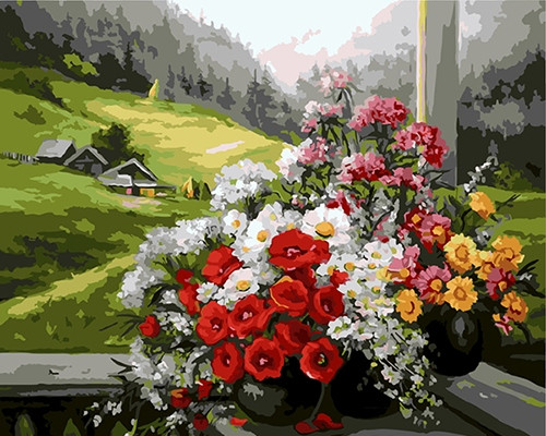 Картина по номерам Альпийский пейзаж (PC5065022)