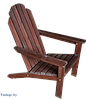 Кресло МАЙАМИ адирондак крашенное