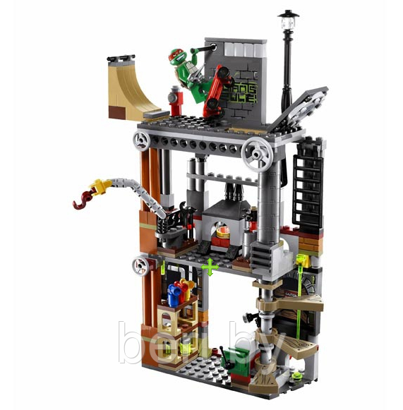 10210 Конструктор Bela Черепашки-ниндзя, аналог Lego Ninja Turtles 79103, 499 деталей - фото 3 - id-p111943057