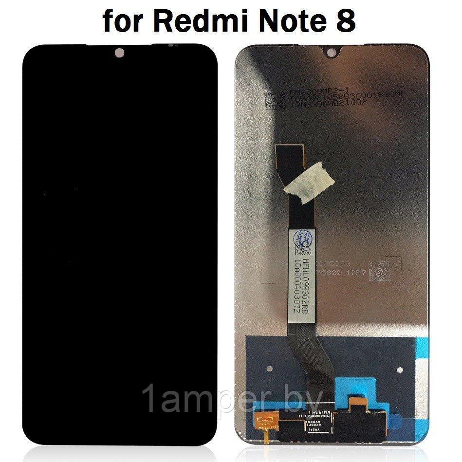 Дисплей Original для Xiaomi Redmi Note 8 В сборе с тачскрином Черный - фото 1 - id-p111977529
