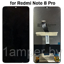 Дисплей Original для Xiaomi Redmi Note 8Pro В сборе с тачскрином Черный