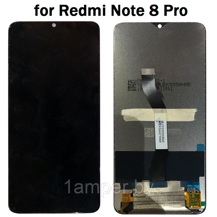Дисплей Original для Xiaomi Redmi Note 8Pro В сборе с тачскрином Черный - фото 1 - id-p111977571