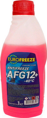 Антифриз Eurofreeze 52291 Antifreeze красный AFG 12+ -35C 1кг 0,88л, фото 2