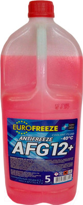 Антифриз Eurofreeze 52237 Antifreeze красный AFG 12+ -35C 4,8кг 4,2л - фото 1 - id-p111963528