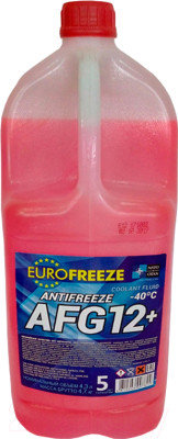 Антифриз Eurofreeze 52237 Antifreeze красный AFG 12+ -35C 4,8кг 4,2л, фото 2