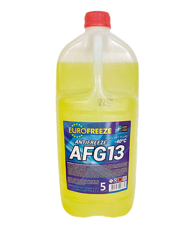 Антифриз Eurofreeze 53351 Antifreeze жёлтый AFG 13 -35C 1кг 0,88л, фото 2