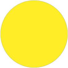 Знак для слабовидящих Желтый круг