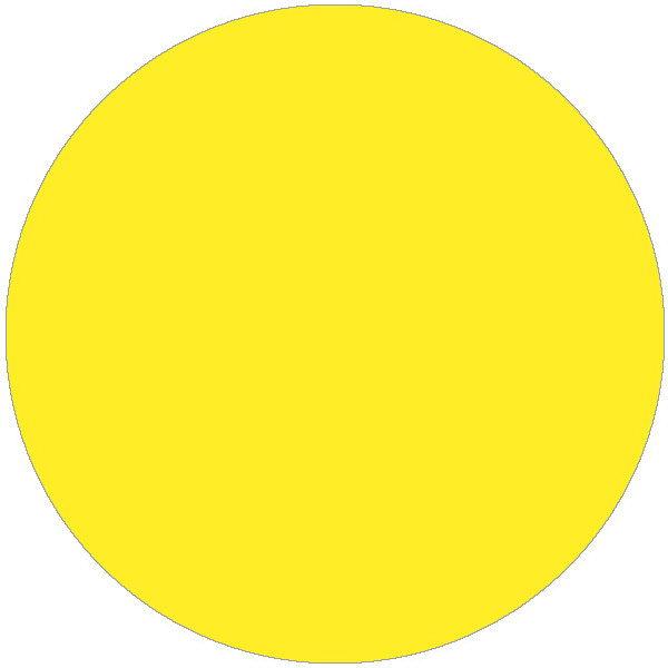 Знак для слабовидящих Желтый круг - фото 1 - id-p111200047