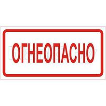 Знак Огнеопасно