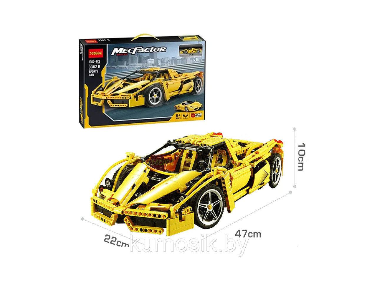 Конструктор детский Decool "MECFACTOR", 1367 детали, арт. 3382B