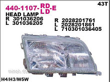 Фара передняя правая MB W202 94-96