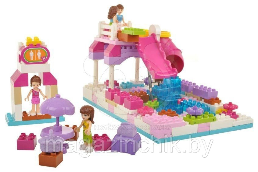 Детский конструктор Детский аквапарк 5235 JDLT для девочек 156 дет. аналог Лего(LEGO) - фото 3 - id-p48050496