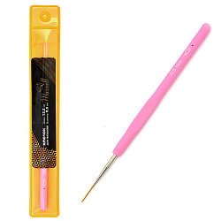 Крючок для вязания с резиновой ручкой 0,5 мм