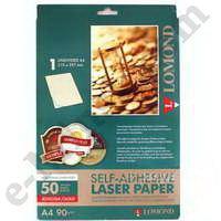 Фотобумага Lomond для лазерной печати самоклеящаяся (2050005) A4, 90 / золотистая / 50л, КНР