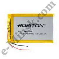 Аккумулятор ROBITON LP605590 3.7В 3500мАч PK1 (6х55x90мм), КНР - фото 1 - id-p110378135