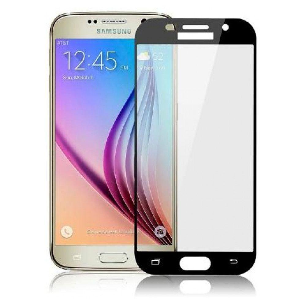 Защитное стекло Full-Screen для Samsung Galaxy S6 SM-G920 черный (5d с полной проклейкой) - фото 1 - id-p104596750