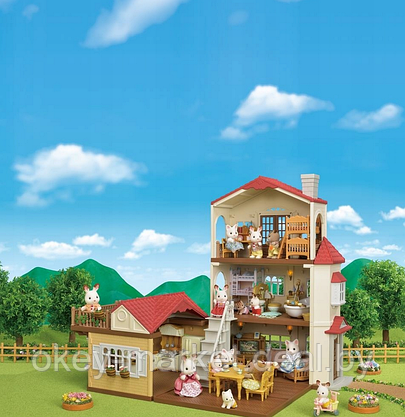 Детский игровой набор Sylvanian Families "Большой дом со светом" 5302, фото 2