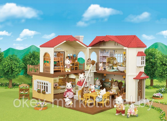 Детский игровой набор Sylvanian Families "Большой дом со светом" 5302, фото 3