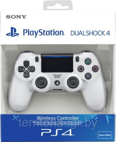 Геймпад беспроводной Sony Dualshock 4 Белый (White) 2-я ревизия V2 [CUH-ZCT2E] Оригинал - фото 1 - id-p67722848