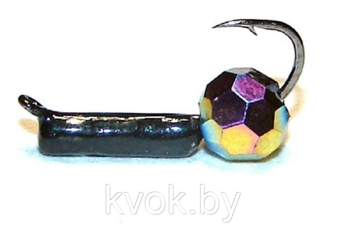 Мормышка вольфрамовая с шариком хамелеон "Столбик" 2.0 мм, 0.5 гр. - фото 1 - id-p112094484