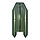 Надувная моторно-килевая лодка Аква 3200 слань-книжка киль зеленый, фото 2