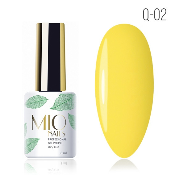 Гель-лак MIO nails, Q-02. Летнее солнце, 8 мл