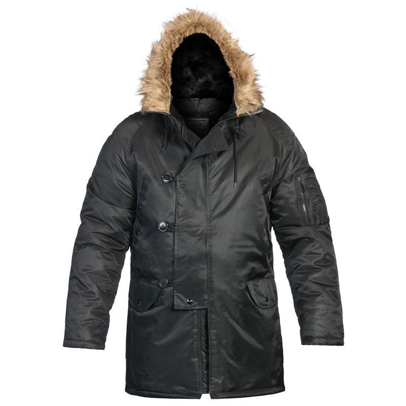 Куртка «Аляска» MIL-TEC N-3B PARKA Black