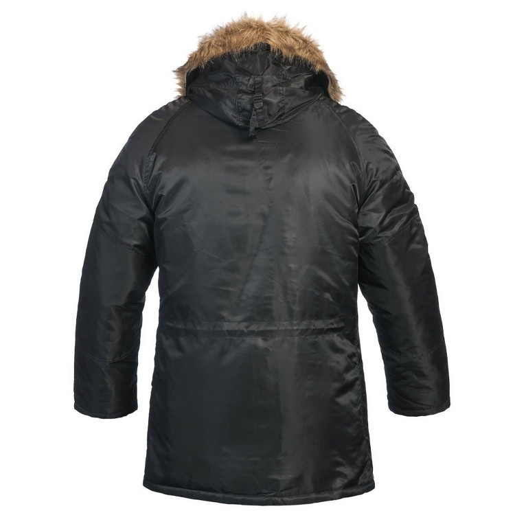 Куртка «Аляска» MIL-TEC N-3B PARKA Black - фото 2 - id-p112104249