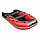 Надувная моторно-килевая лодка Ривьера Компакт 2900 НДНД "Комби" красный/черный, фото 4