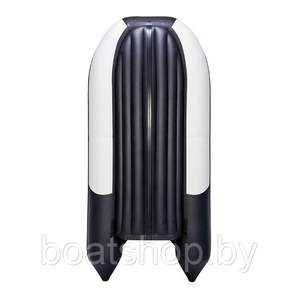 Надувная моторно-килевая лодка Ривьера Компакт 3200 НДНД "Комби" светло-серый/черный - фото 2 - id-p112119757