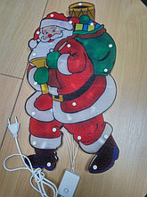 Гирлянда-панно электрическая  Дед Мороз 42*22 см для помещения