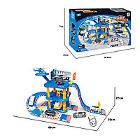 Игровой набор Парковка с крутым спуском 660-A31 Полиция, 51 дет.