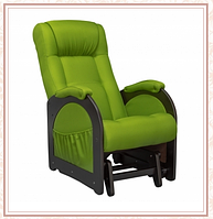 Кресло-качалка глайдер модель 48 каркас Венге ткань Montana-501 без лозы