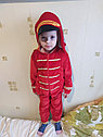 Детский карнавальный костюм Гусар синий и красный, новогодний маскарадный костюм для мальчика для утренника, фото 2