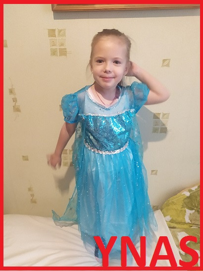 Детский карнавальный костюм Принцесса платье, новогодний маскарадный костюм для утренника девочке