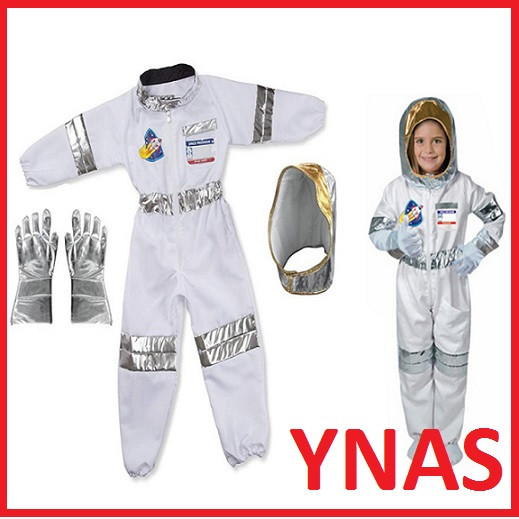 Детский карнавальный костюм Космонавт супергерой (размеры S,M,L) новогодний для мальчика на утренник астронавт